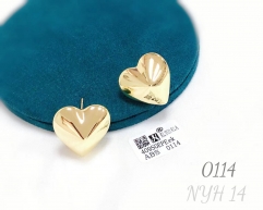 Cube Heart Exquisite Earrings