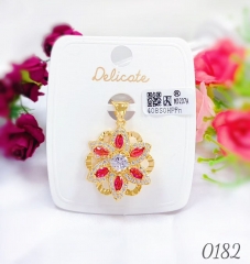 Red gem exquisite pendant