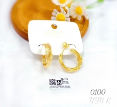 Twist curl style fashion earring