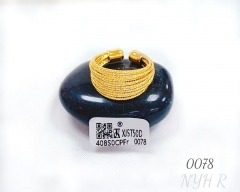 Fashion simple gold ring