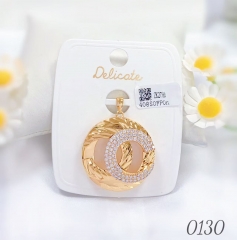 Classic style gold/silver color pendant