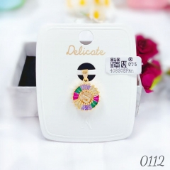 S letter colorful trendy pendant