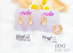 Fashion bright rose gold color earring