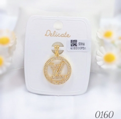 High-end popular gold color pendant