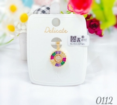 C letter colorful trendy pendant