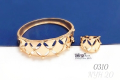 Hot sale exquisite bangle ring set