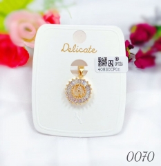 A letter dazzling fine pendant