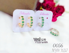 Green zircon dazzling hot sale earring