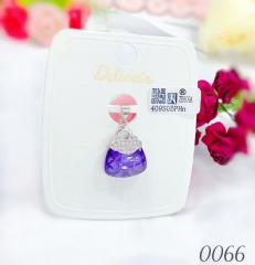 Purple bag style exquisite pendant