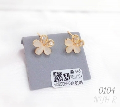 Flower style exquisite stud earring