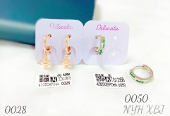 Irregular trendy model earring