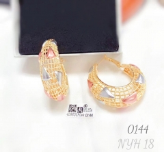 Hot sale style hollow oil painting earring