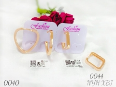 Bright rose gold color earring