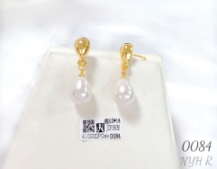 Gorgeous high style style pearl earring