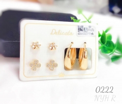 Dazzling shiny zircon earring