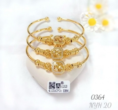 Beads fashion gold color bangle