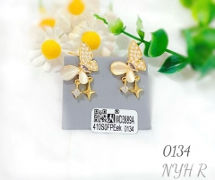 Gorgeous butterfly pearl earring