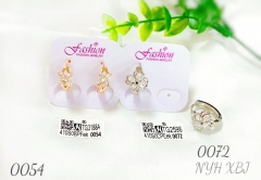 Artificial gemstone exquisite earring