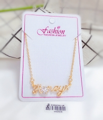 Hot sale fine gold/silver color necklace