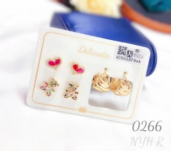 Colorful style shiny earring