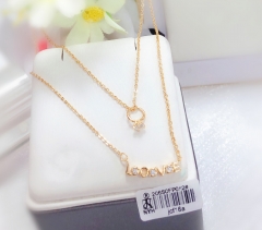 Exquisite style zircon necklace