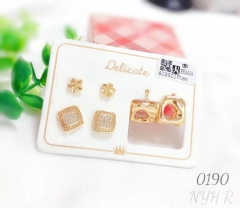 Popular hot sale style gold color earring