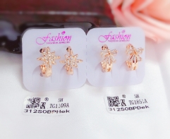 Dazzling shiny zircon earring