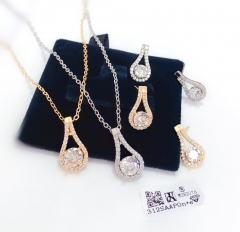 Dazzling fine model style earring necklace