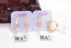 Artificial gemstone exquisite earring