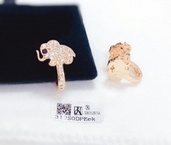 elephant model fine earring