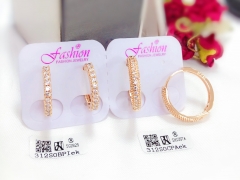 Simple style zircon earring