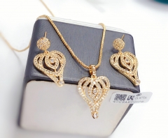 Irregular model exquisite earring necklace