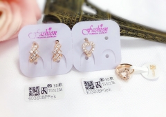 Irregular model shiny earring