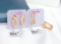 Hollow style bright earring