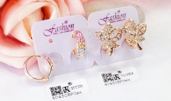 Earrings Gold Color Irregular