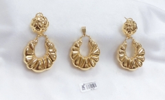 Smooth trendy style earring pendant