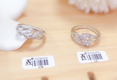 Simple style dazzling ring