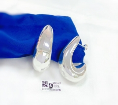 Irregular model shiny earring