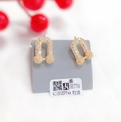 Hollow model exquisite stud earring