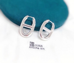 High-end popular silver earring