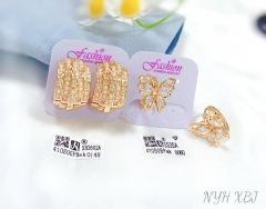 Gorgeous high-end trendy earring