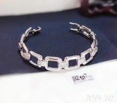 Hollow glossy bangle