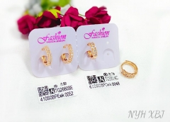 Artificial gemstone exquisite earring