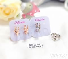 Irregular model simple earring