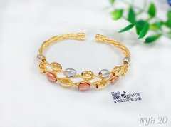 Oil painting beads fine bangle