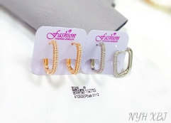 Polishing zircon style earring