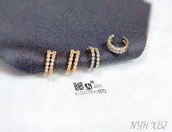 Dazzling zircon ear clip