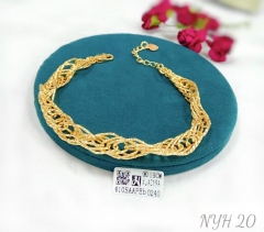 Simple hollow fashion gold/silver color hand chain