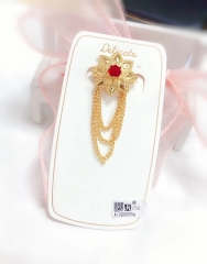 Gorgeous flower style brooch
