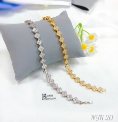 Artificial gemstone exquisite hand chain